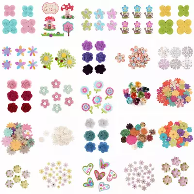 Trimits Stick On Flower Floral Daisy Embellishments Scrapbooking Card Making • £3.85