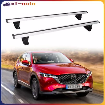 Crossbars Fits For Mazda CX-5 CX5 2017-2023 Roof Rack Rails Aluminum 2PCS Bar • $311.93