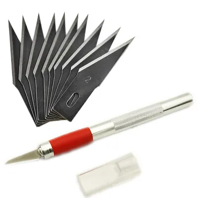 100PCS #2 Blades With 1PCS Heavy Duty #2/18 Knife Handle For X-acto Replacement  • $19.99