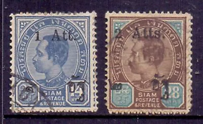 Thailand  1905  Surcharges Used. • $22