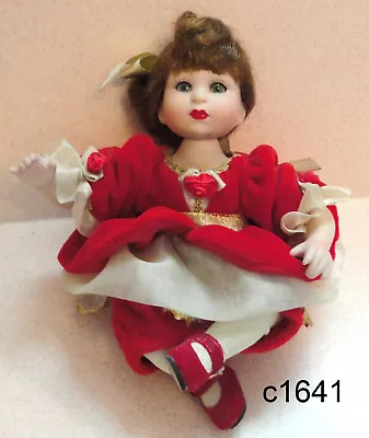 Marie Osmond Disney Baby Christmas Belle Doll Rose On Dress New Box COA • $29.99