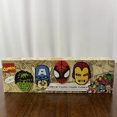 Marvel Comic Plastic Spring Loaded Cookie Cutters By Williams Sonoma • $12.99