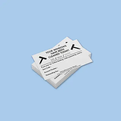 Window Cleaner Receipt Pads 400 Sheets (4 Pads) • £5.25