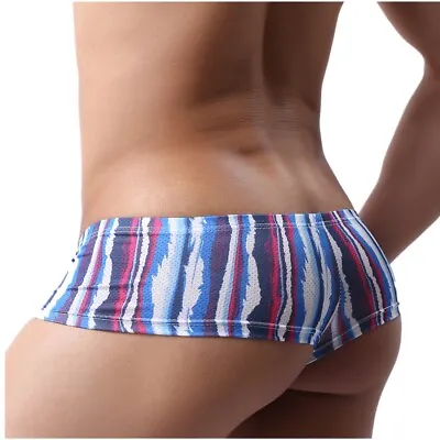 Men Underwear Cheeky Bikini Briefs Shorts Comfort Pouch 8 Styles $7.96 & Up • $7.96