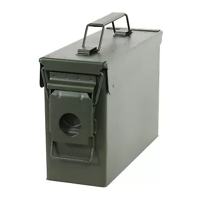 Redneck Convent Metal Ammo Storage Box - .30 Cal Green Locking Steel Ammo Can • $23.99