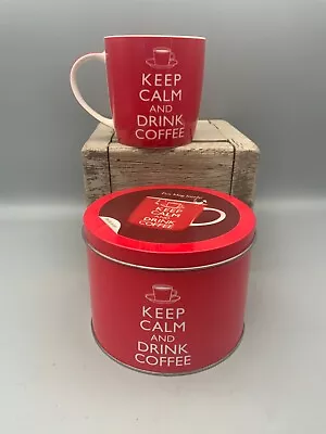  Keep Calm And Drink Coffee  Mug And Tin • $10.29