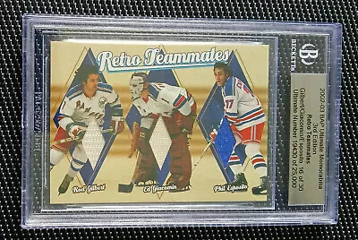 2002-03 Itg Bap Ultimate - Phil Esposito / Ed Giacomin / Rod Gilbert - Jersey • $19.99