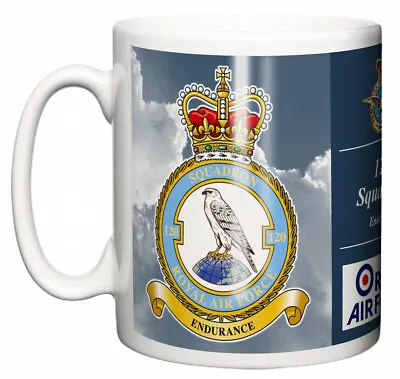 RAF 120 Squadron Ceramic Mug Crest Motto Lossiemouth Base Royal Air Force Gift • £10.99