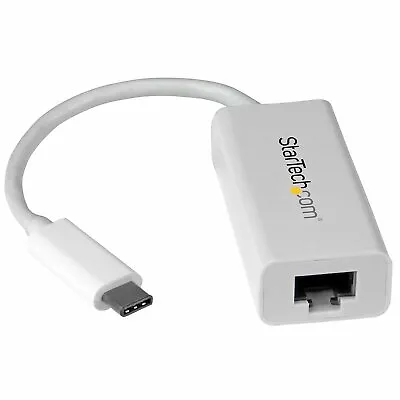 £52.99 • Buy Star Tech 5G Auto MDIX USB C To RJ45 Ethernet Adapter For Laptop/MacBook White