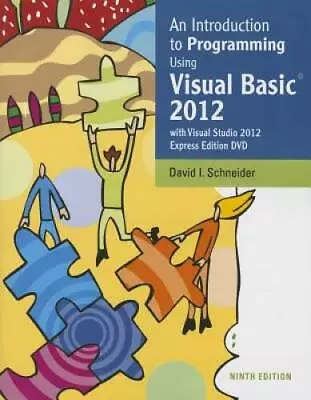 An Introduction To Programming Using Visual Basic 2012(w/Visual Studio 20 - GOOD • $4.36