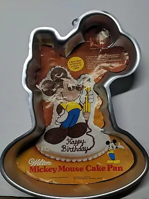 Wilton Mickey Mouse Cake Pan 2105-4358 1984 Ultra RARE Pencil • $15