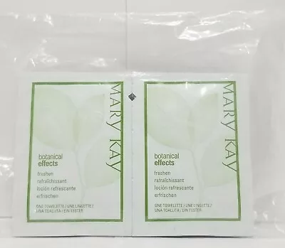 Mary Kay BOTANICAL EFFECTS (Freshen) FACIAL CLEANSER Wipes  ( 6 Sealed Packs ) • $7.95