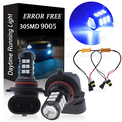 10K Blue 9005 102-SMD LED High Beam Daytime Running Lights Kit For Acura Honda • $20.89