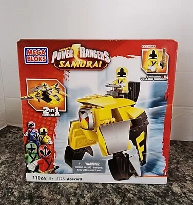 Mega Bloks Power Rangers Samurai 5775 Ape Zord Includes Yellow Ranger Sealed Box • $22.98