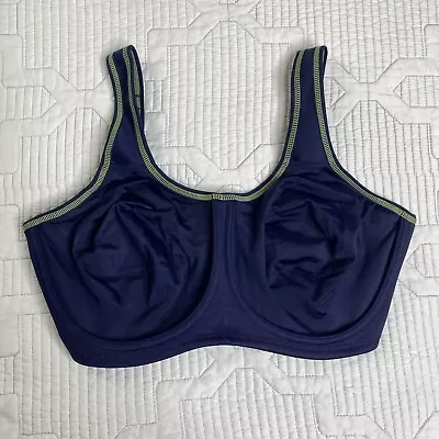 Wacoal Simone Sport Underwire High Impact Bra 855170 Blue Green Size 34DDD • $19.99