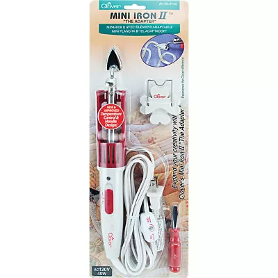 Clover Mini Iron II  The Adapter  For Sewing Quilting & Crafting 9100 New • $35.99