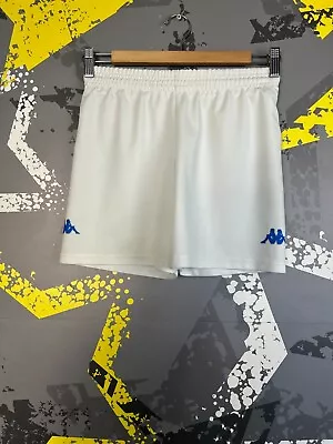 Kappa Vintage Football Soccer Shorts White Polyester Young Size 2XL Ig93 • $18.75