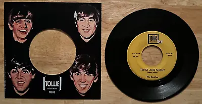 45 7  Sp The Beatles Twist And Shout Tollie 9001 Bold Frame #2 • $26.99