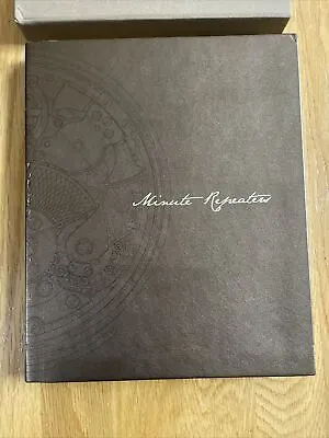 PATEK PHILIPPE -  Minute Repeaters Reference BOOK. Tons Of Pics Stern Family • $149.99