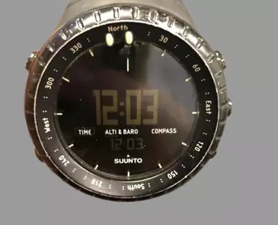 Suunto Core Black Dial Digital Men's Wristwatch Very Good • $109.99