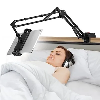 Ipad Holder For Bed Tablet Stand Adjustable Foldable Tablet Stand 360° Rotating • £17.64