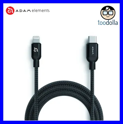 $34.90 • Buy ADAM ELEMENTS - PeAk II USB-C To Lightning Charging Cable - 120 Cm - Black