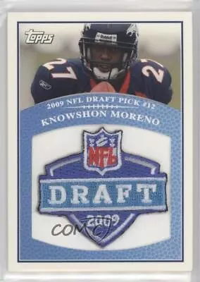 2009 Topps NFL Draft/Super Bowl Logo Knowshon Moreno #RR-KM Rookie Patch RC • $5.14