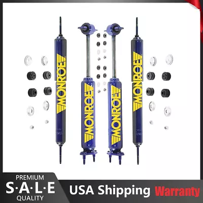 Monroe Front & Rear Shock Absorbers Kit Set Of 4 For Ford Mustang 1965-1970 • $113.54