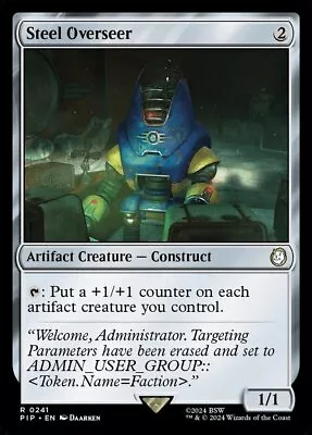 MTG Fallout R Steel Overseer #0241 • $1.69