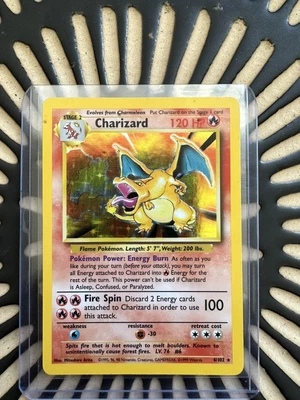 $150 • Buy Pokémon TCG Charizard Base Set 4/102 Holo Unlimited Holo Rare