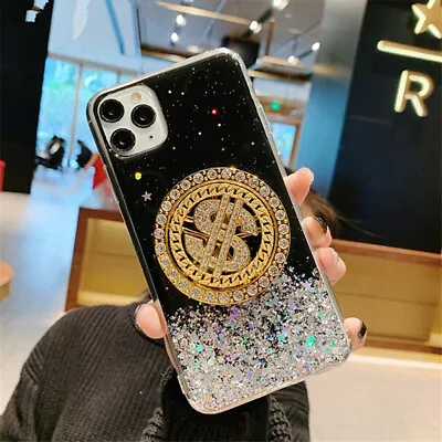 Bling Case For OPPO R7S R11 R17 A91 K5 Glitter Dollars Rhinestone Phone Cover • $16.02