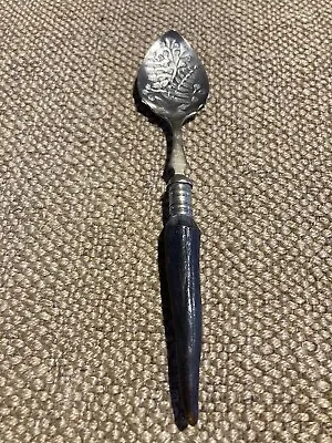 Vintage Antique Jam Spoon With Horn Handle 18.5cms • £5