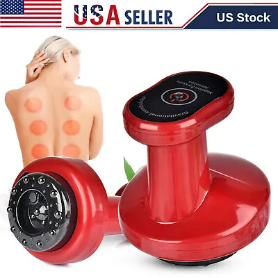 $11.50 • Buy Electric Cupping Massager 9-Grade Scraping Therapy Body Massage Slim Machine US