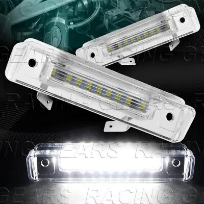 Bright White Smd Led License Plate Lights Fit Mercedes R129 S124 W124 Sl/e-class • $16.95