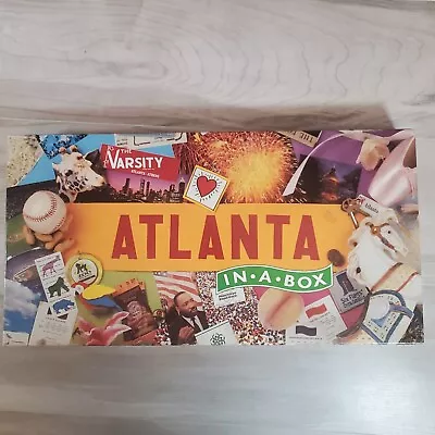 Atlanta In A Box Game  The Varsity Late For The Sky Monopoly Style Real Estate • $12.30