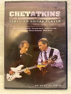 CHET ATKINS: CERTIFIED GUITAR PLAYER (2010; Mark Knopfler Willie Nelson) [DVD] • $13.99
