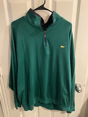 Masters Collection Sweater Adult Large Green Pullover Golf Golfer Cotton Mens • $45