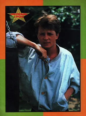 Michael J Fox Poster Page . Back To The Future Marty Mcfly . Teen Wolf . Lhs7g • £9.99