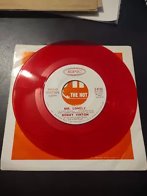 Vintage 45 Vinyl Record By Epic Mr Lonely By Bobby Vinton • $30