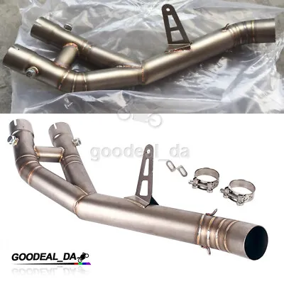 For Yamaha YZF R1 R1M 2015-2023 MT10 2015-2021 Exhaust System Mid Link Pipe 61mm • $149.04