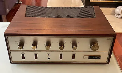 Vintage Fisher X-100-C 10 Tube Amp With Wood Case Untested For Parts Or Restore • $800