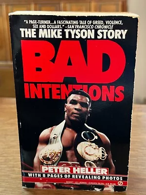 BAD INTENTIONS: THE MIKE TYSON STORY By Peter Heller - Excellent Copy • $5.95