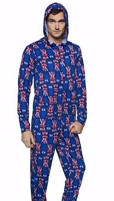 New DOCTOR WHO PJ Pajamas Medium - Large Hoodie Blue Thumb Hole Hot Topic DR NWT • $18.99