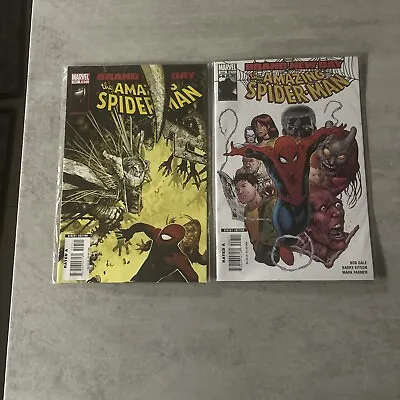 Marvel Comics Amazing Spider-Man #557 & #558 Brand New Day Lot Run • £6