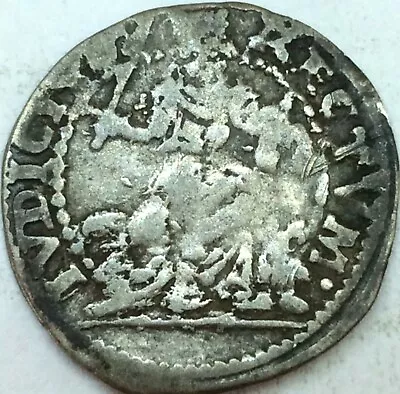Venice 2 Gazetti 1722 10 Soldi Italy Lion/Justice Silver • $24