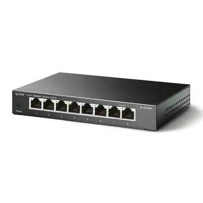 TP-LINK TL-SG108S 8 Ports Wall-Mountable Gigabit Desktop Switch • £7.50