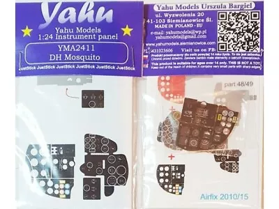 YAHU YMA2411 Mosquito NF.II / FB VI 1/24 Instrument Panel • $14.95