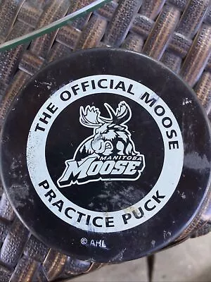 Official  Manitoba Moose Practice Puck Rare !! • $9.46