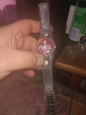 Vtg Coca Cola Watch Non Tested Broke Band • £33.25