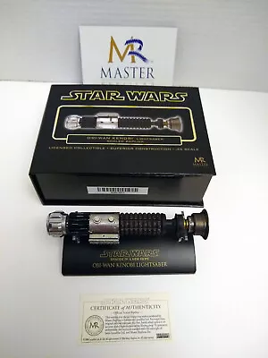 2006 Master Replicas Obi Wan Kenobi Lightsaber .45 Sw-331 Weathered Look • $85